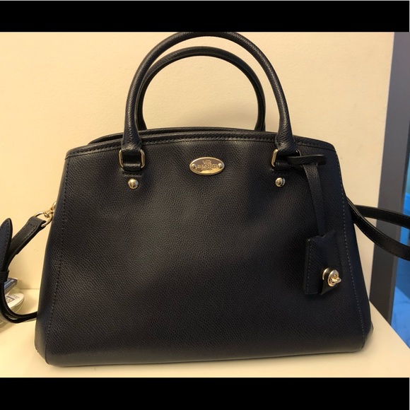 Navy COACH Tote Bag - Picture 1 of 7